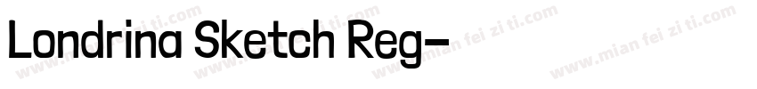 Londrina Sketch Reg字体转换